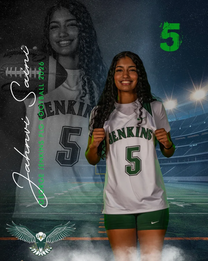 Senior graphic — George Jenkins flag football