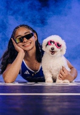 Example of the Bring Your Dog pose