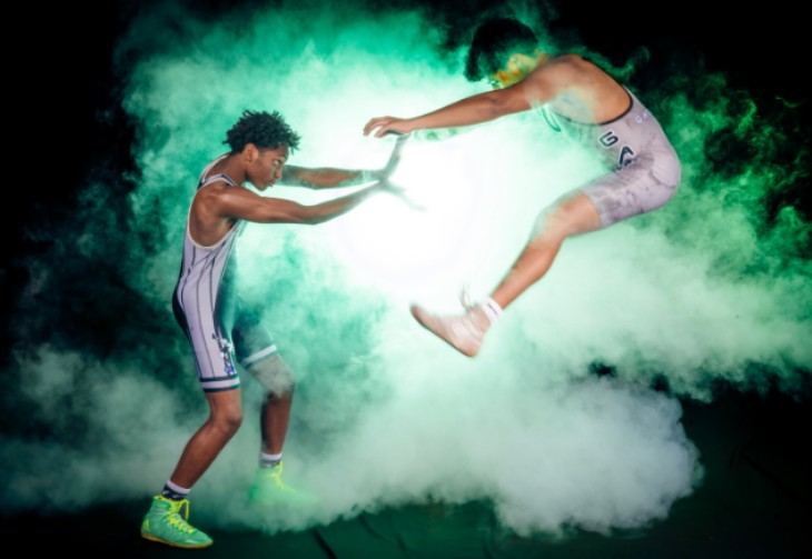 Example of the Power Blast pose