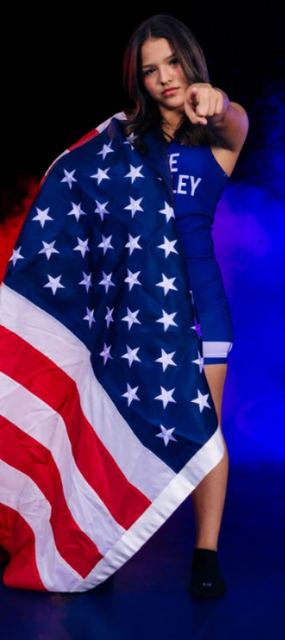 Example of the Flag Drape pose